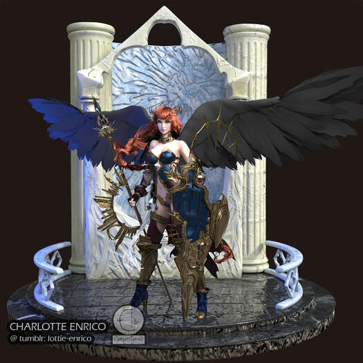 Amaria of Holy Blue and Gold